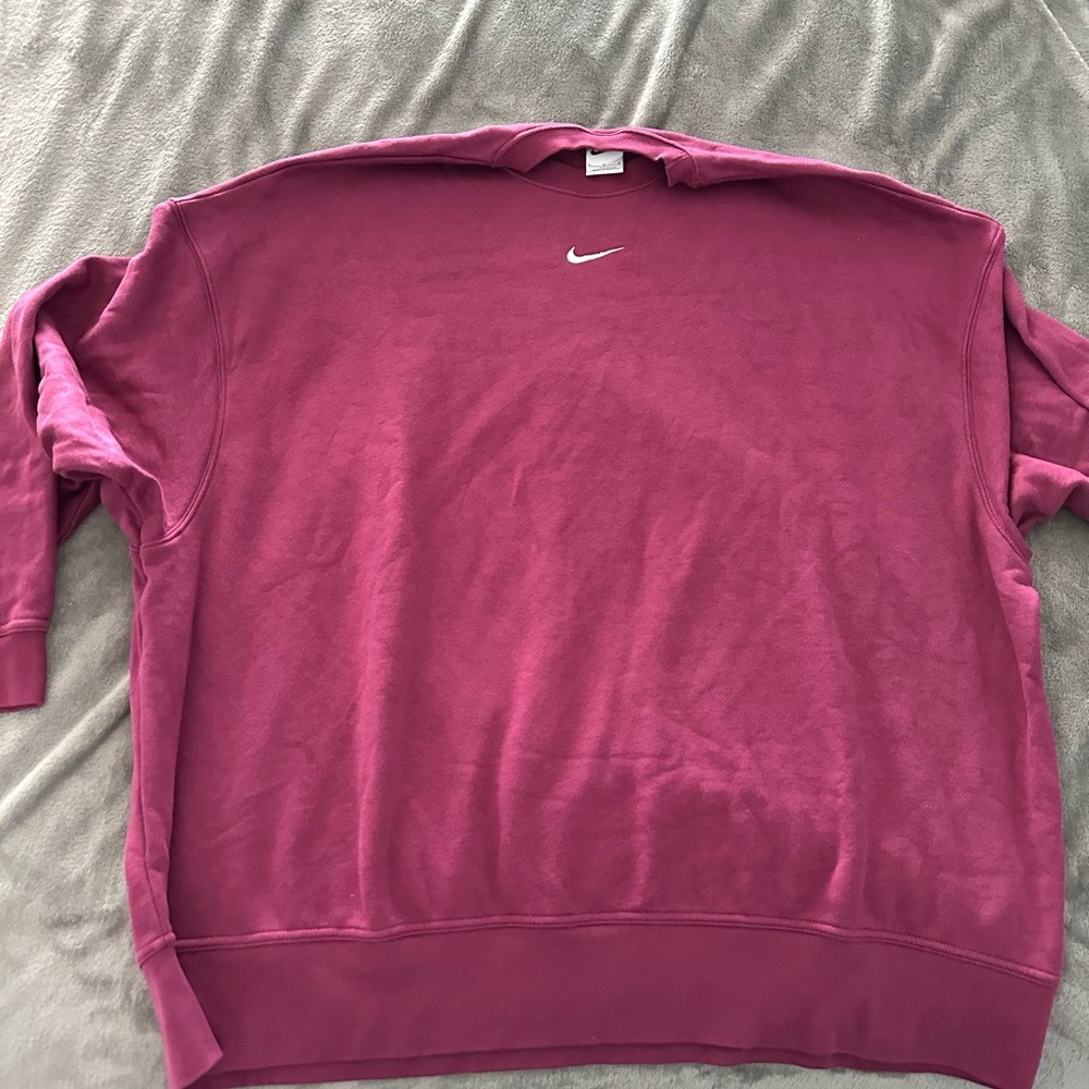Nike Phoenix Fushia Berry Crewneck Sweatshirt